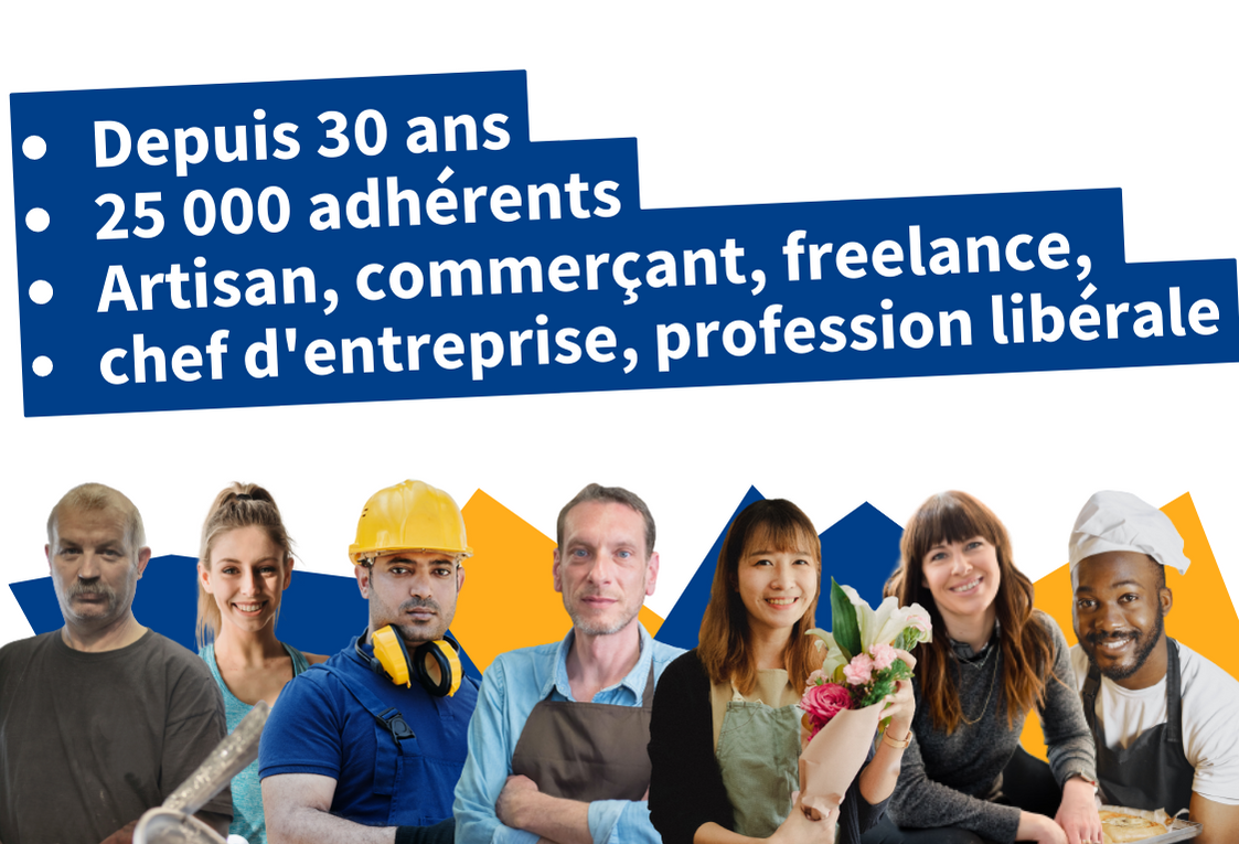 Depuis 30 ans, le syndicat des indépendants et des TPE a 25000 adhérents dont des artisans, commerçants, freelances, chefs d'entreprise, professionnels libéraux