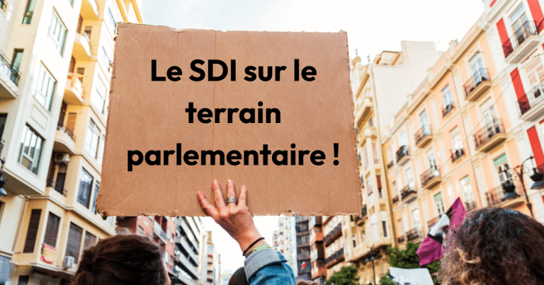 Le SDI sur le terrain parlementaire !